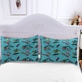 thumbnail image 4 of Cubierta de edredón Conjuntos de ropa de cama de buceo Cubiertas de almohadas cómodas Fibra de poliéster Decoraciones de cumpleaños Conjunto de colchas para dormitorio S 3 piezas Advancent HA011565-03, 4 of 7