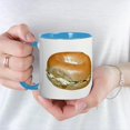 thumbnail image 3 of CafePress - Bagel And Cream Cheese Mug - 11 oz Ceramic Mug - Novelty Coffee Tea Cup, 3 of 3