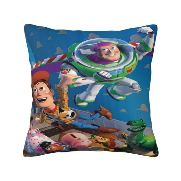 Toy Story Throw Pillow Pillowcase Cushion Covers 18 X 18 Inch Decor Sofa Couch Bedroom