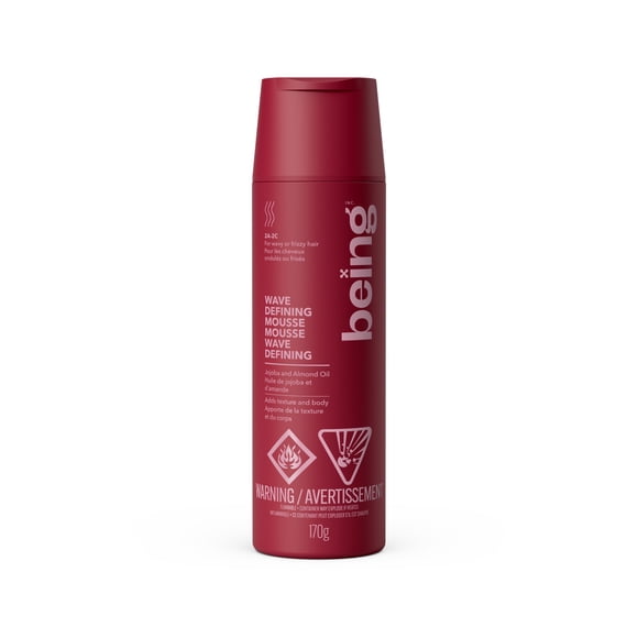 being GOODBYE FRIZZ MOUSSE Wave Defining Foam with Jojoba and Almond Oil 170 g