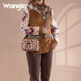 thumbnail image 2 of Bandolera Montana West Wrangler Boho Aztec para mujer, marrón, 2 of 6