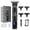 Black, variant on AMULISS Pro T Outline Clippers Trimmer, Electric Pro Li Blade Grooming Cordless Rechargeable,Professional 0mm Baldheaded Zero Gapped Hair Clipper for Men Silver