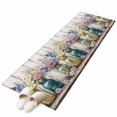 thumbnail image 2 of 2'x6' Rug Runners for Hallways Kitchen, Daisies Flowers Non Slip Entryway Beside Floor Carpet Runner, Bottle Floral Vintage Watercolor Washable Laundry Room Bedroom Throw Rugs Mat for Family Pet, 2 of 8