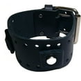 thumbnail image 2 of Genuine Leather Black Wide Replacement Watch Band Strap, 2 of 4