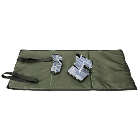 Fishing Tackle Box Fishing Lure Storage Box Folding Fish Unhooking Mat Fishing Baits Container Case Fishing Landing Mat