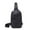 🥑 Blue_Base#1262, variant on Men's Water-Resistant Chest Bag with USB Charging Port Large Capacity Crossbody Backpack for Travel Work