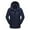 Blue, variant on Black Women's Softshell Jacket Hooded Heating Warm Jackets Crew Neck Fleece Full-zip Hoodie for Men, Hooded Sweatshirt 2XL