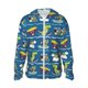 thumbnail image 1 of Balery Dinosaur on the Beach Vacation Sudadera ligera de manga larga con capucha y protección solar UPF 50+ para hombre y mujer, ideal para pesca y running-3X-Large, 1 of 7