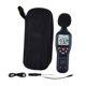 thumbnail image 1 of Medidor de nivel de sonido Lector de decibelios digital con bolsa de transporte Precisión Medidor de ruido de 1,5 dB Medidor de decibelios para el, 1 of 7