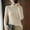 Beige, variant on QUNYINEY Beige Sweaters for Women Trendy Pullover Mock Neck Ribbed Knit Solid Tops Long Sleeve Loose Casual Sweaters