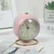 thumbnail image 4 of Reloj de escritorio pequeño de diseño sencillo y bonito Retro, luz nocturna, silencioso, sin tictac, niños, dormitorio, viajes, mesita de noche, 4 of 5