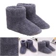 thumbnail image 5 of RENDZJ Electric Heated Plush Slippers Usb Heating House Shoes for Home Indoor (Men), 5 of 9