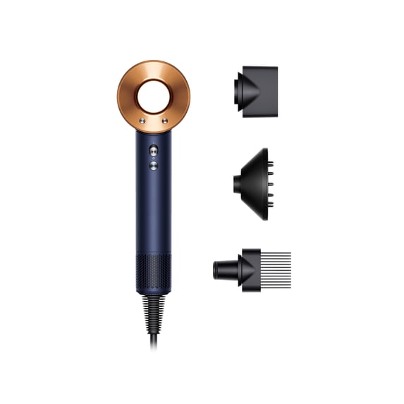 Restored Premium Dyson Supersonic™ Hair Dryer for Curly and Coily Hair (3 attachments) | Prussian Blue/Rich Copper (Refurbished)