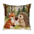 thumbnail image 2 of TanSiDing Cute Pet Animal Pillow Cover Fluffy Embroidery Sofa Cushion Decorative Throw Pillow Case for Home Decor Living Room Bedroom 17.72in, 2 of 6