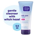 thumbnail image 3 of (2 pack) Clean & Clear Daily Pore Facial Cleanser for Acne-Prone Skin, 5 fl. oz, 3 of 8