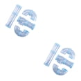 thumbnail image 1 of Billuyoard Juego de tubos de 8 piezas, túnel duradero para hámster, laberinto DIY con 8 piezas conectables, accesorios para hámster, conexión Azul 2Conjunto, 1 of 1