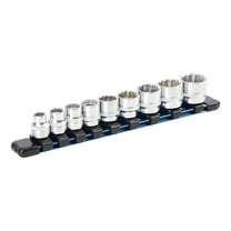 OEMTools 3/8" Drive Low-Profile Socket Set (SAE), 9 Piece Set