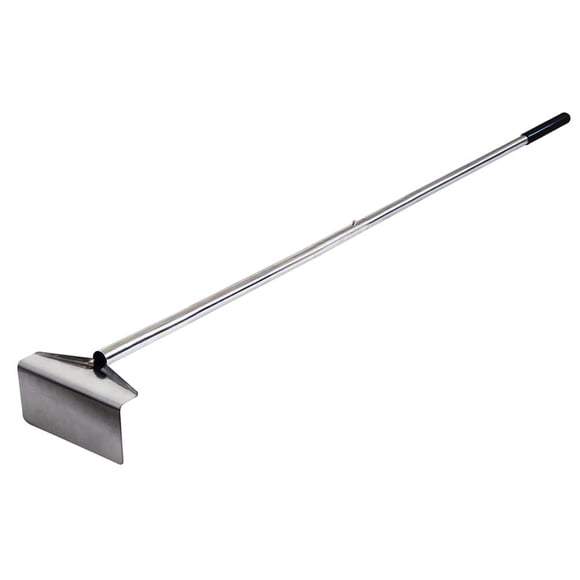 Rastrillo Para Parrilla De Carbón, Accesorios Para Herramientas De Cenizas, Hervidor De Carbón, Parrilla, Horno De Pizza, Rastrillo De Cenizas De Acero Inoxidable-32 Pulgadas