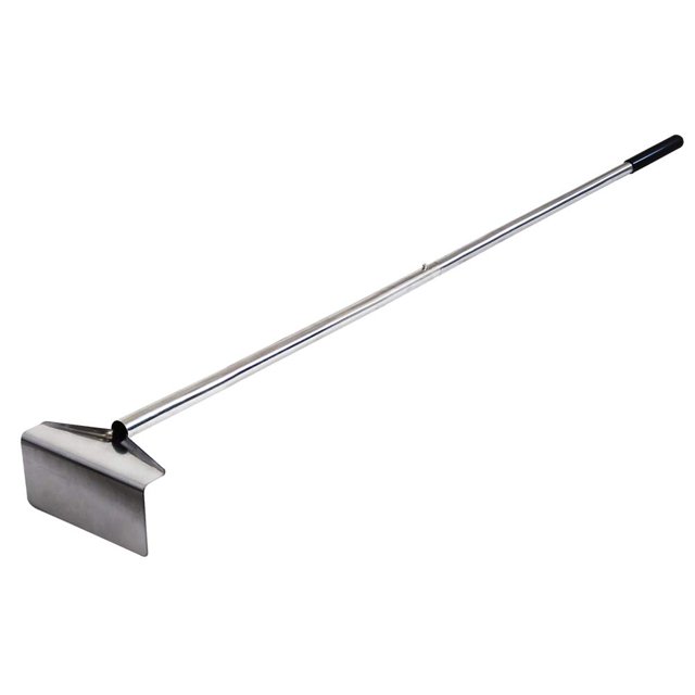 Rastrillo Para Parrilla De Carbón, Accesorios Para Herramientas De Cenizas, Hervidor De Carbón, Parrilla, Horno De Pizza, Rastrillo De Cenizas De Acero Inoxidable-32 Pulgadas