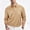 Khaki, variant on George Men's Long Sleeve Polo, Stretch Lightweight Casual Button Polo T Shirt Basic Golf Shirt with Pocket , Gray, L