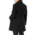 thumbnail image 4 of Agnes Orinda Women's Plus Size Winter Coats Double Breasted Peacoat Outerwear Jackets 3X Black, 4 of 8