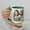 Dark Green, variant on Mug with Color Inside Retro Housewife baked a pie, "Nailed it" (Orange, 11 oz)