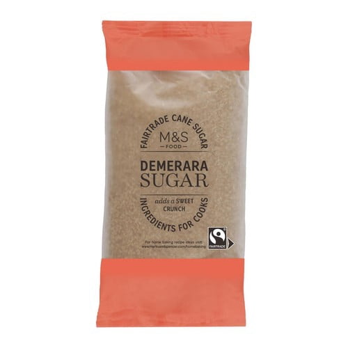 M&S Fairtrade Demerara Sugar 500g, British Import (Pack of 2)