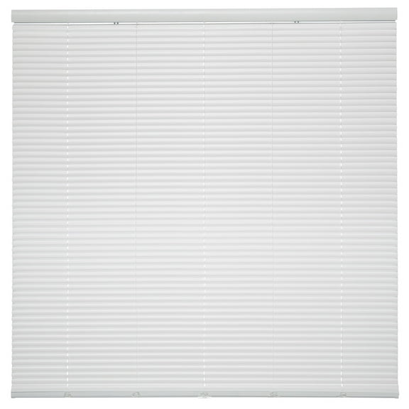 CORDLESS VINYL MINI BLIND WHITE, 27" X 64"