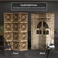 thumbnail image 2 of Oriental Furniture 6 ft. Tall Stone Doorway Canvas Room Divider - 3 Panel, 2 of 7