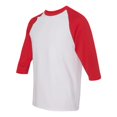 thumbnail image 3 of Gildan Heavy Cotton Raglan Three-Quarter Sleeve T-Shirt, 3 of 4