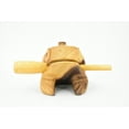 thumbnail image 6 of Frog, Toad, This 4" Original hand carved wooden noise making frog toy is Hand Made in Northern Thailand. Educational, Hand Made, Figure, Model, Gift, TH70 BB69, 6 of 7