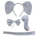 thumbnail image 1 of Orejas Diadema Nariz Pajarita Animal Conjunto de disfraces Banda para el cabello Sombrero Lindo Accesorios de fotos, 1 of 9