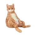 thumbnail image 2 of Realistic Cat Model Figurine Small Animals Figures Cat Model Ornaments Diorama Animals Figures, for Home Decor Cake Topper Birthday Gifts Orange, 2 of 9