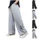 thumbnail image 5 of Odeerbi 5-15 Años Niños Hielo Seda Pantalones de Sudar Entrenamiento de Verano Deportes Pantalones de Piernas Anchas Cintura Elástica Joggers Sueltos, 5 of 5