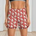 thumbnail image 5 of Hello Kitty Women Workout Shorts, High Waisted Tummy Control Gym Yoga Biker Shorts, 5 of 7