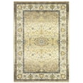 thumbnail image 2 of FairOnly Washable Area Rug for Living Room Bedroom 8' x 10' Vintage Medallion Area Rug Elegant Floral Partten Rug, Yellow, 2 of 7