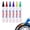 6 Colors-B, variant on 12 Colors Waterproof Tire Paint Pen, Oil-Based Permanent Markers with Medium Tip, Quick Dry Multi-Surface Paint Pens for Tires Metal Wood Plastic Glass