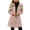 Beige, variant on Staron Women's Fall Winter Coats Elegant Casual Long Sleeve Button Down Collared Loose Solid Jacket Outerwear, Army Green L