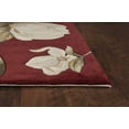 thumbnail image 3 of 7' x 10'  Wool Red Area Rug, 3 of 4