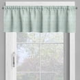 thumbnail image 4 of Ambesonne Victorian Valance & Curtain, Baroque Foliage Motifs, 55"x24", Almond Green and White, 4 of 7