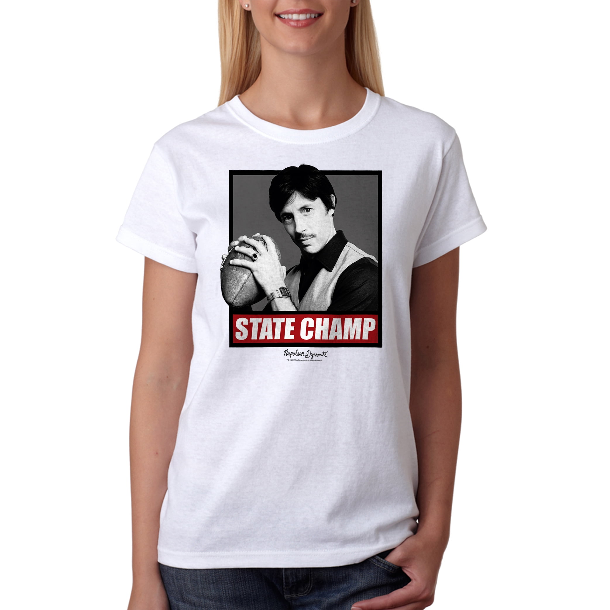Napoleon Dynamite - Napoleon Dynamite State Champ Box Women's White ...