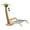 With Sisal Roller, variant on Bed with Hanging Interactive Squeaky Balls Beach Chair Scratcher for Grinding Claw Playing Furniture Protector Kitty With Sisal Roller
