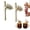Mix, variant on Ceramic Drinking Straw Reusable Toe Shaped Straw, Novelty Party Straw in Mixed Colors
