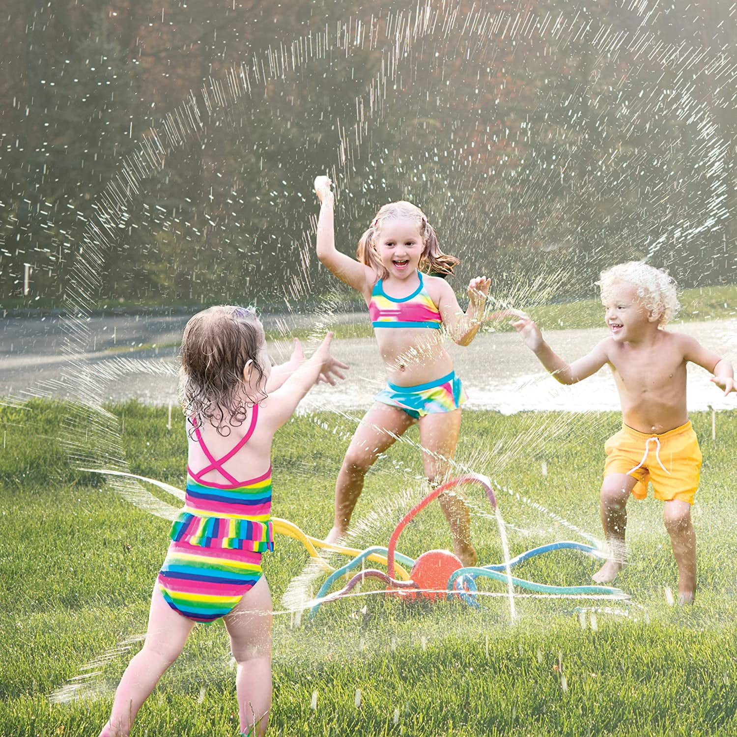 little tikes slide with water hose attachment