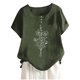 thumbnail image 1 of Camisas de Manga Corta para las Mujeres, Blusa de Botón de Impresión Casual con Cuello Redondo Hecha de Tela Suave Transpirable para Verano Primavera, Blusas de Manga Corta para las Mujeres, 1 of 4
