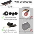 thumbnail image 3 of Mini Skateboard with Anti-Slip Pad, 3 of 7
