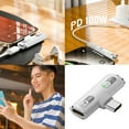 thumbnail image 2 of AOOOWER 2 in 1 Type-C to Headphone Adapter with 100W Fast Charging for Phone Tablet, 2 of 12