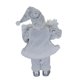 thumbnail image 4 of De pie Travieso Papá Noel Estatua Estatuilla de Navidad Figura Decoración para el hogar Sala de estar Ventana Gabinete Dormitorio Oficina Mesa  Blanco plateado Hugo Figuras de Santa Claus, 4 of 10