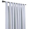 thumbnail image 2 of Thermaplus Ventura Tab Top Curtain Panel Pair Window Dressing each 78 x 84 in White, 2 of 6