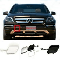 Trimla Front Tow Cover for 12-15 Mercedes Benz X166 Fit GL/GLS 350 400 450 500 63 2012 2013 2014 2015 Bumper Towing Hook Eye Cap A1668843022